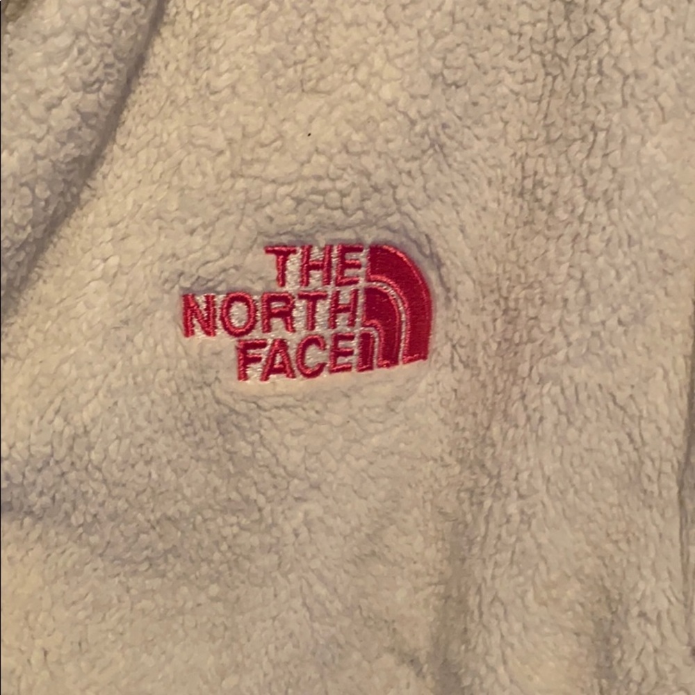 White north face jacket